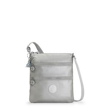 Kipling Keiko Metallic Crossbody Mini Veske Sølv | NO 1882FD